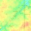 Mendlesham topographic map, elevation, terrain