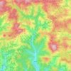 Blăjeni topographic map, elevation, terrain