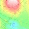 Salhiya Sub-District topographic map, elevation, terrain