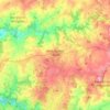 Saint-Sornin-Leulac topographic map, elevation, terrain