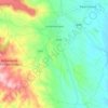 Lunamatrona topographic map, elevation, terrain