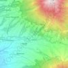 Jrakah topographic map, elevation, terrain