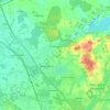Emkendorf topographic map, elevation, terrain