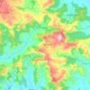 Zapotal topographic map, elevation, terrain