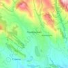 Probishtip topographic map, elevation, terrain