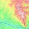 Ordubad District topographic map, elevation, terrain