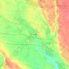 Баришівська селищна громада topographic map, elevation, terrain