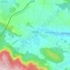 Radków topographic map, elevation, terrain