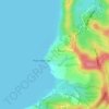 Murrays Beach topographic map, elevation, terrain