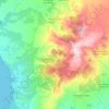 Cùllieri/Cuglieri topographic map, elevation, terrain