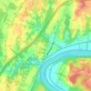Falling Waters topographic map, elevation, terrain