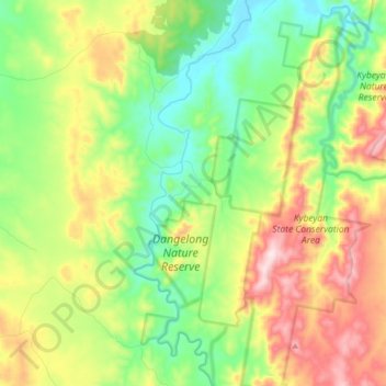 Carlaminda topographic map, elevation, terrain