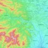 相模原市 topographic map, elevation, terrain