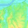 Sungai Tembuku topographic map, elevation, terrain
