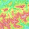 Zákopčie topographic map, elevation, terrain