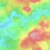 Treis topographic map, elevation, terrain