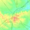 Commerce topographic map, elevation, terrain