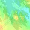 Voldozero topographic map, elevation, terrain