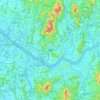 ソウル topographic map, elevation, terrain