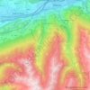 Volders topographic map, elevation, terrain