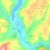 Prattsville topographic map, elevation, terrain