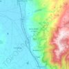 Trevi topographic map, elevation, terrain