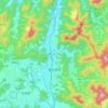 Dongducheon-si topographic map, elevation, terrain