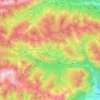 Zahre topographic map, elevation, terrain