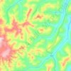 Musha topographic map, elevation, terrain