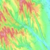 Kisszékely topographic map, elevation, terrain