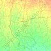 Saharsa topographic map, elevation, terrain