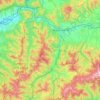 Bezirk Rosenberg topographic map, elevation, terrain