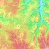 Belvès topographic map, elevation, terrain