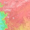 Khanapura taluku topographic map, elevation, terrain