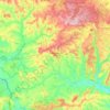 Communauté de communes du Pays de Mortagne au Perche topographic map, elevation, terrain