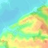 Boriš topographic map, elevation, terrain