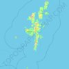 Shetland topographic map, elevation, terrain