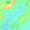 Samarinda Utara topographic map, elevation, terrain