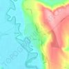 Leova topographic map, elevation, terrain
