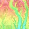 Făgețelu topographic map, elevation, terrain