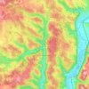 La Rouquette topographic map, elevation, terrain