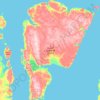 Ilha Somerset topographic map, elevation, terrain