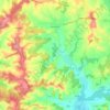 Ronsenac topographic map, elevation, terrain