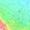 Bagtyyarlyk District topographic map, elevation, terrain