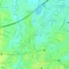 Pondok Pucung topographic map, elevation, terrain