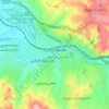 Zestaponi topographic map, elevation, terrain