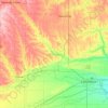Platte County topographic map, elevation, terrain
