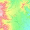 Kisam Tinggi topographic map, elevation, terrain