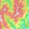 Jastrebac topographic map, elevation, terrain
