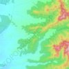 Bullawa Creek topographic map, elevation, terrain